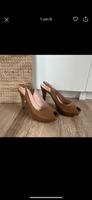 Pumps Peeptoe Hugo Boss 40 1/2 Cognac braun NEU Sachsen-Anhalt - Jessen (Elster) Vorschau