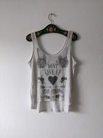 Shirt Top Oberteil Tanktop weiß schwarz transparent H&M 38 grunge Niedersachsen - Oyten Vorschau