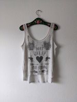 Shirt Top Oberteil Tanktop weiß schwarz transparent H&M 38 grunge Niedersachsen - Oyten Vorschau