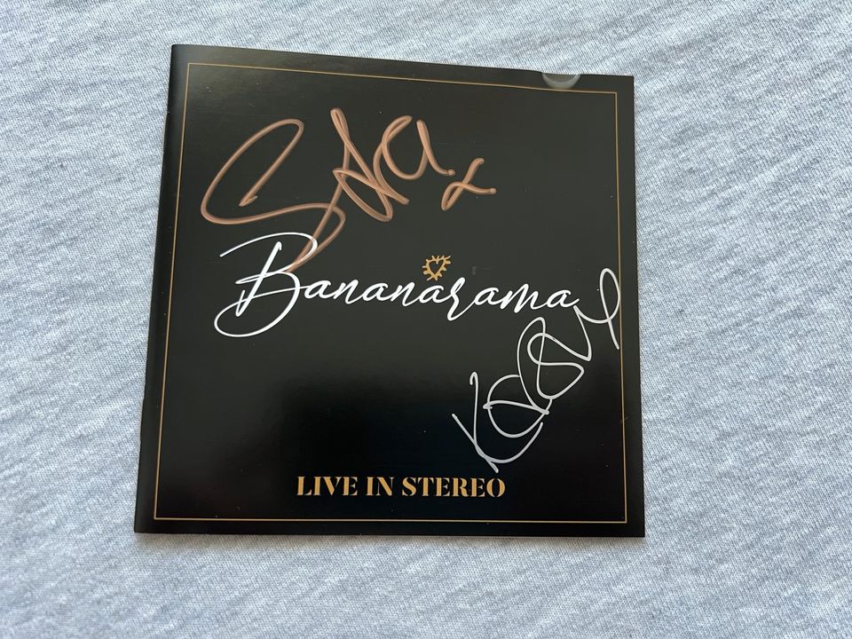 Bananarama - Live In Stereo handsignierte CD in Karlsruhe