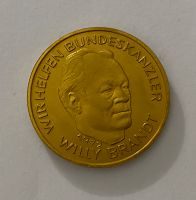 Medaille SPD Willy Brandt Bundeskanzler 1972 HH wählt Sammlerstüc Eimsbüttel - Hamburg Niendorf Vorschau