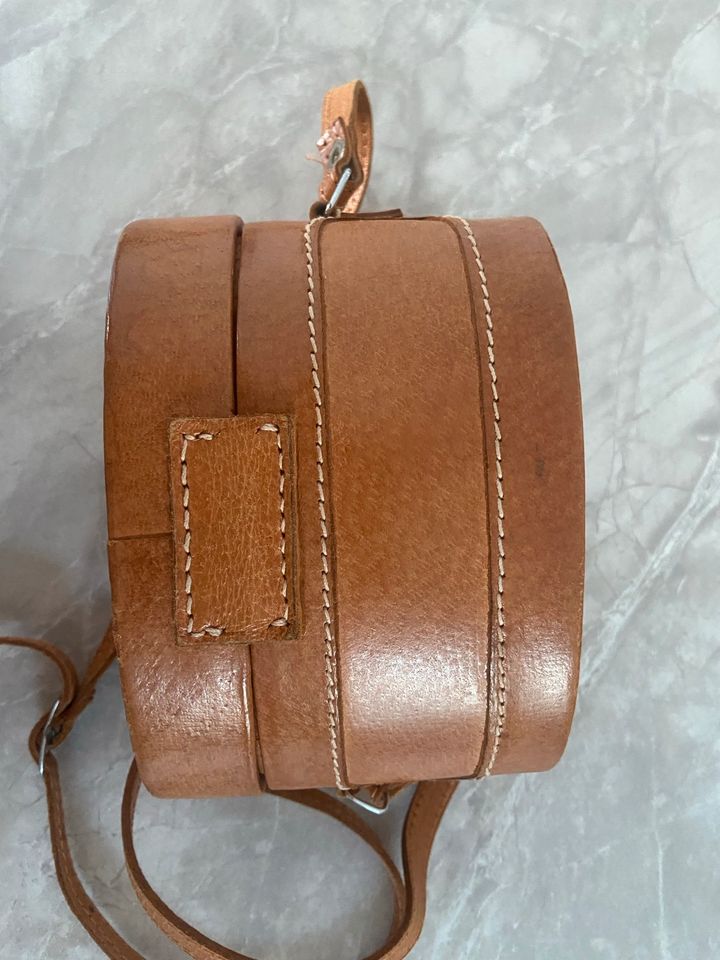 Kleine hübsche Echt Ledertasche, braun, Vintage in Ingolstadt