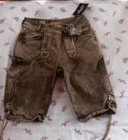 Hangowear Jeans shorts Lederhose Gr 44 Tracht Farbe schlamm neu Sachsen - Zwickau Vorschau
