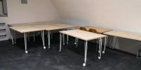 Tische Arbeitstisch auf Rollen 3Schicht Fichte Schreibtische Bayern - Iphofen Vorschau