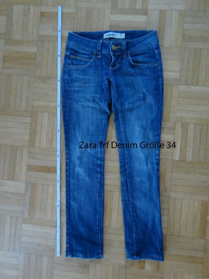 ✔️ Jeans H&M - Zara - blau grau Gr. 34 / 36 XS/S in Passau