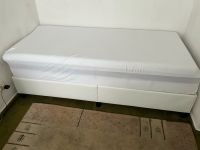 Komplettes  Bett mit Boxspringmatratze 90x 190weiss Schleswig-Holstein - Lübeck Vorschau