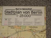 ALTER BERLIN STADTPLAN, VERLAG SCHWARZ, KARTONIERT, 95 x 82 CM Berlin - Steglitz Vorschau