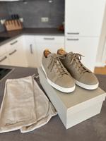 Santoni Sneaker Herren beige Leder Größe 43 NEU Dresden - Innere Altstadt Vorschau