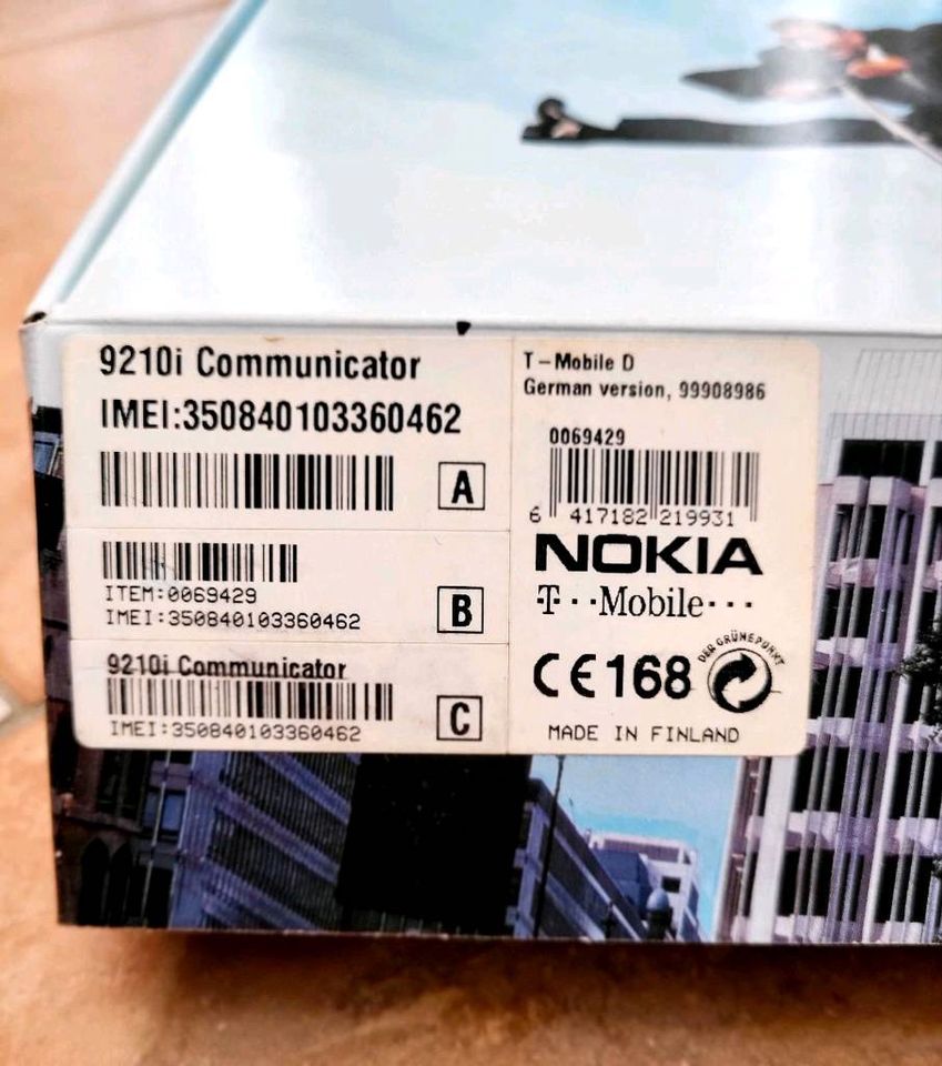 Communikator-Handy "Nokia 9210i" mit Karton in Temnitztal