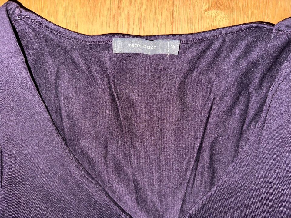 Damen - schickes Top Bluse - Zero Base - dunkel lila Gr. 38 in Köwerich