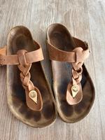Birkenstock Gizeh geflochten braun/Cognac 39 Bayern - Lohr (Main) Vorschau