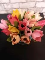 17 Stück Mini Deko Tulpen aus Stoff Niedersachsen - Hardegsen Vorschau