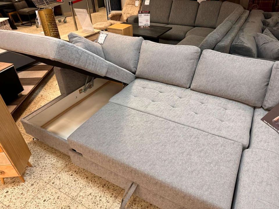 (G) Sofa in U-Form, Wohnlandschaft, Schlaffunktion, statt 1699€ in Zeitz