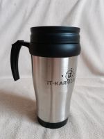 Thermobecher mit Griff neu unbenutzt silber Thermos Becher Hessen - Mühltal  Vorschau