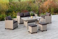 Merxx Lounge Set Striano Polyrattan inkl Polster Schleswig-Holstein - Schieren Vorschau