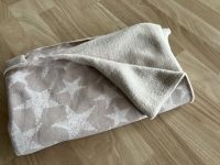 Kuschelfleece Stoff Reststück beige, Creme mit Sternen Baden-Württemberg - Ühlingen-Birkendorf Vorschau