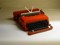 Valentine Olivetti ROT 1969 Ettore Sottsass Design Italy Red Baden-Württemberg - Bad Wimpfen Vorschau