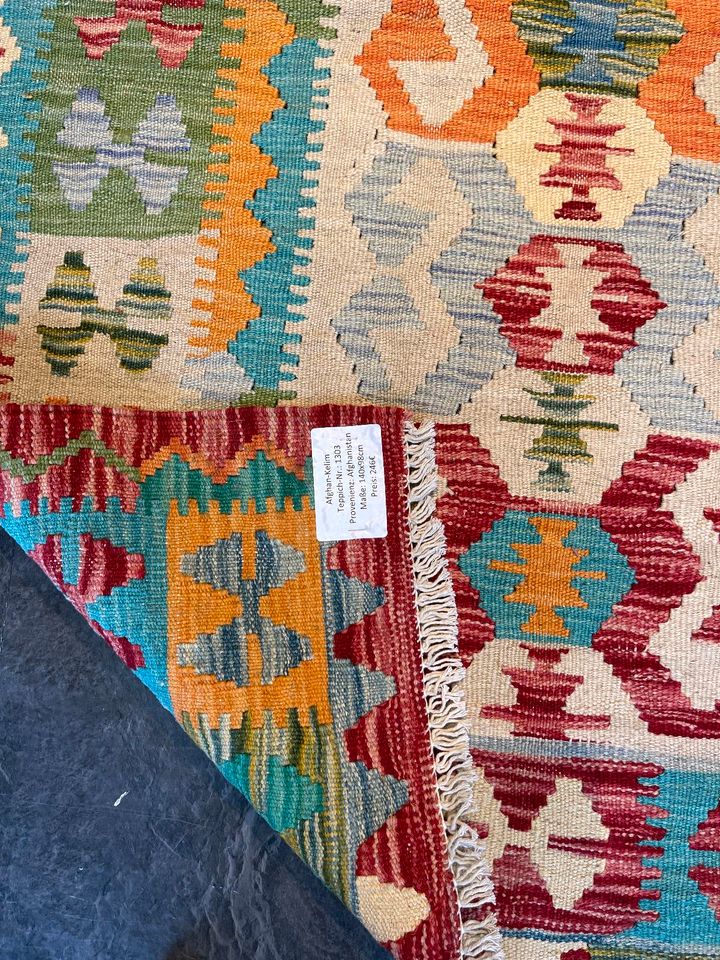 Afghan Kelim 140x98 Kilim Teppich Handarbeit rug wolle geometrie in Berlin