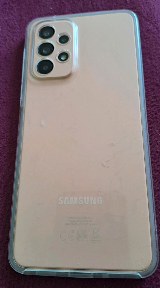 Samsung Galaxy  Handy A33 5 G in Orange in Furtwangen