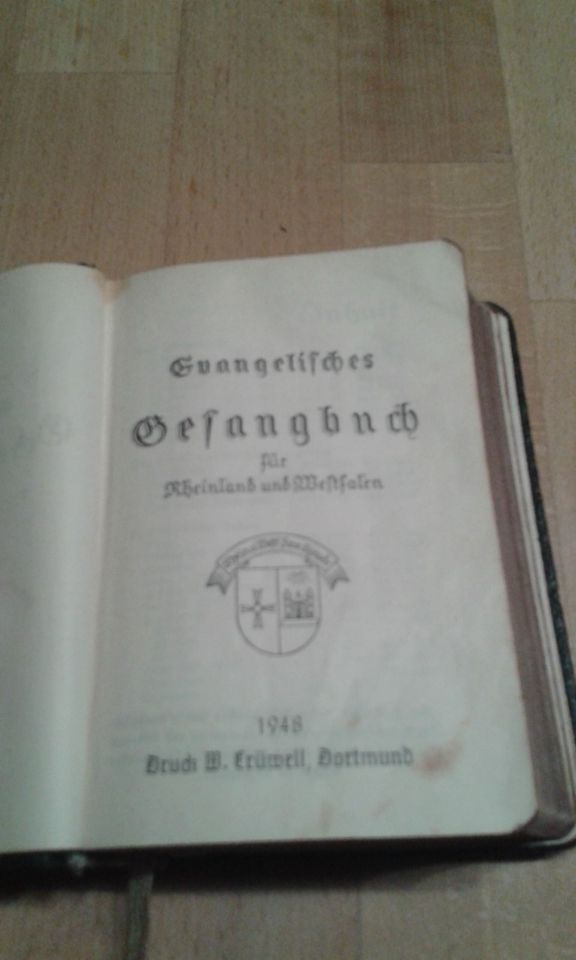 Evangelisches Gesangbuch für Rheinland und Westfalen 1948 in Langenlonsheim