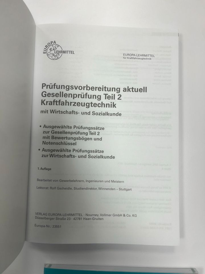 Prüfungsvorbereitung Gesellenprüfung KFZ-Mechaniker in Keltern