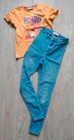 High waist Jeans Jeanshose gr.32 T-Shirt Tom Tailor gr.128/134 Sachsen-Anhalt - Wefensleben Vorschau