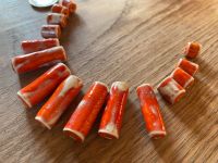Tonperlen Keramikperlen orange für Kette Bayern - Weihmichl Vorschau
