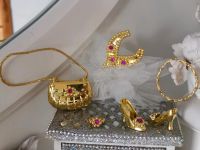 90er Barbie Vintage Pretty Treasures Beautiful Gold Zubehör Bayern - Bayreuth Vorschau