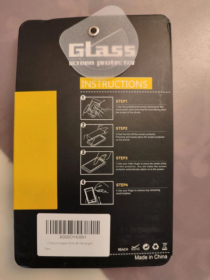 Huawei Honor 6x Glass Screen Protector Schutzfolie Stk NEU in Berlin