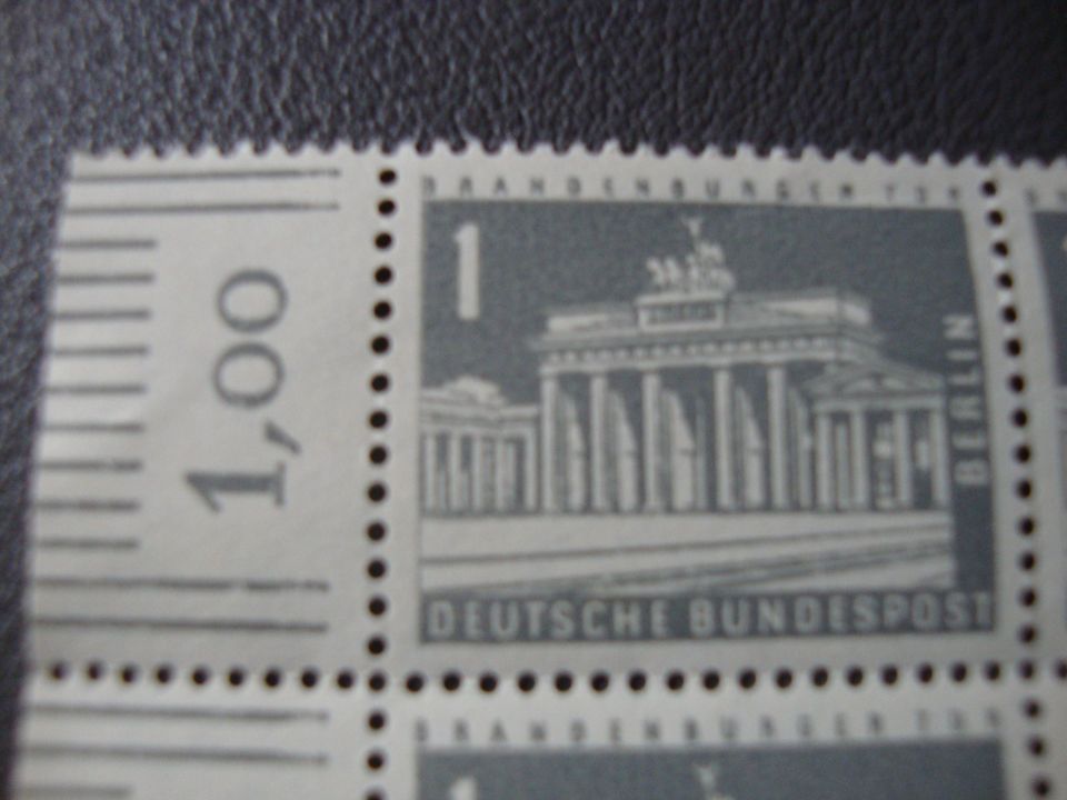 Briefmarken v.1956, 67 Bogenmarken Berlin "postfrisch", je0,50€ in Thumby