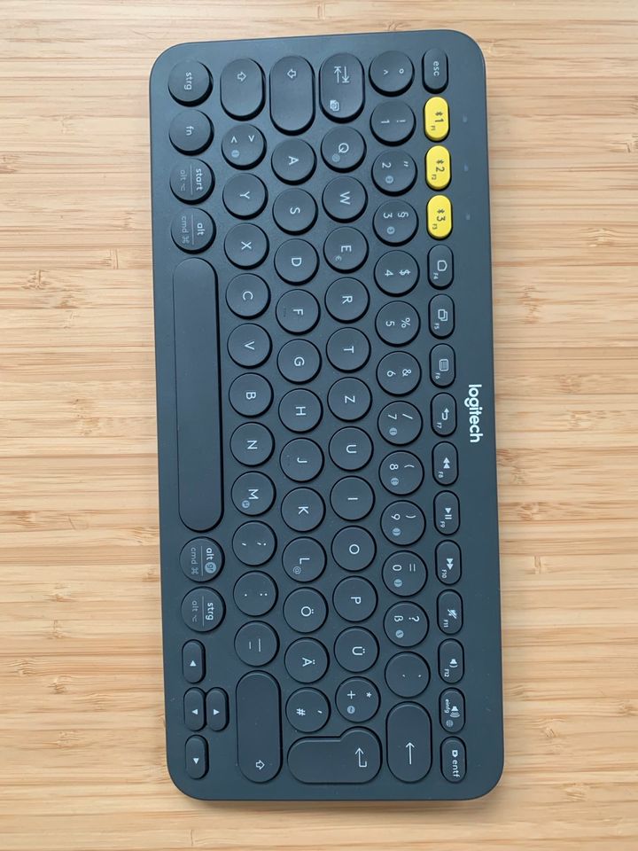 Logitech Tastatur Wireless Bluetooth dunkelgrau K380 Multi-Device in Stockelsdorf