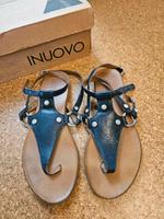 Inuovo Leder Sandalen Gr. 39 dunkelblau Hessen - Dreieich Vorschau