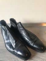 Vera Cuoio Herren Schuhe schwarz reinschlüpfen Leder Muster Nordrhein-Westfalen - Brühl Vorschau