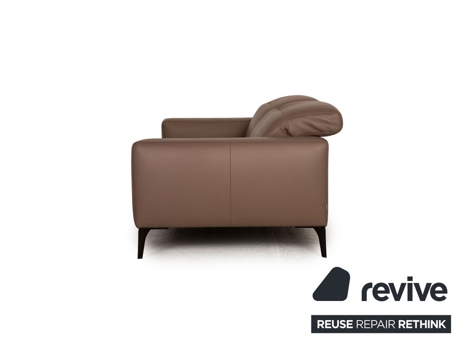 BoConcept Zürich Leder Zweisitzer Braun Taupe Sofa Couch Funktion in Köln