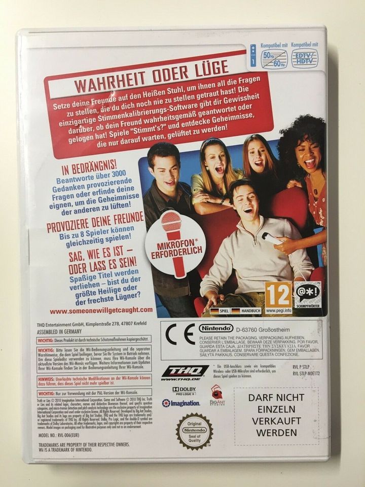 Stimmt’s? Wahrheit oder Lüge, Wii Spiele in München