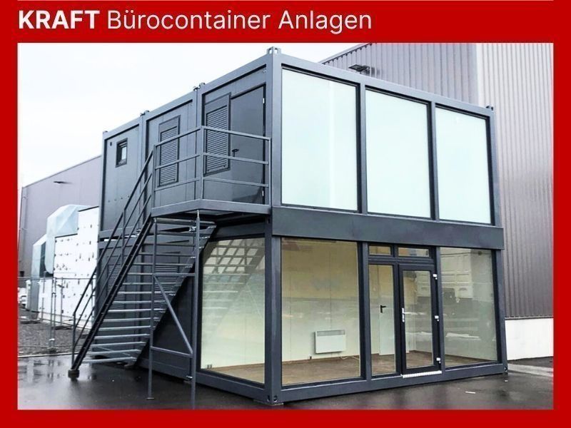 Bürocontaineranlage | 2 Stockwerke | 6 Module | 80 m² in Schwerin