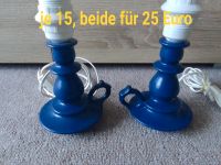 Vintage alte DARMOL Lampen Nachttischlampen Lampenständer blau Berlin - Neukölln Vorschau