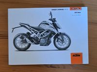 Owner's Manual 2019, Bedienungsanleitung KTM Duke 390 englisch Berlin - Pankow Vorschau