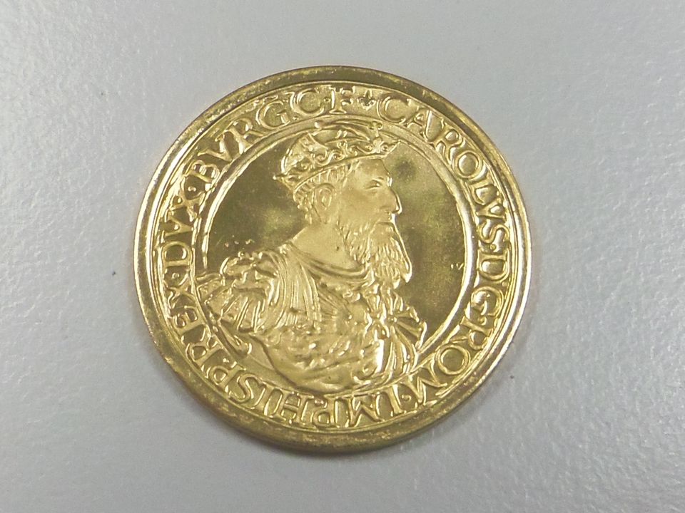 50 belgische ECU Goldmünze in Forchtenberg