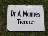 Altes Emailleschild  Blechschild weiß Emaille Shabby Vintage Niedersachsen - Neuenkirchen - Merzen Vorschau
