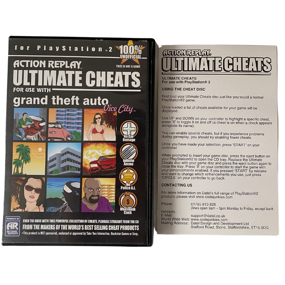 Ultimate Cheats | Für Grand Theft Auto: Vice City | Für PS2 in Ense