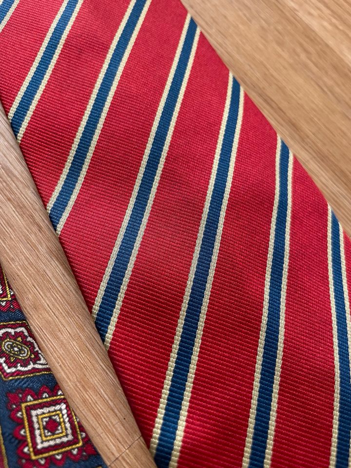 Set Vintage Luxus Armani Seiden Krawatten in Karlsruhe