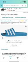 Adidas Adilette unisex solar Blue weiß 43 Gr.42 Schlappen Brandenburg - Strausberg Vorschau