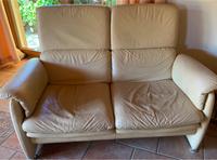 Ledergarnitur Sofa 3er und 2er zu verschenken Niedersachsen - Hagenburg Vorschau