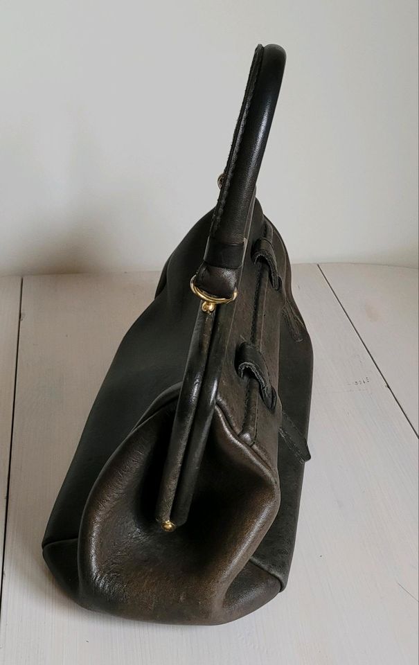 GOLDPFEIL Modell Handtasche vintage schwarz braun in Ahrensburg