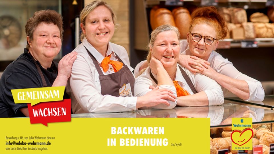 Job bei EDEKA Wehrmann/Peter's Backwelt Backwaren in Bedienung in Hiddenhausen