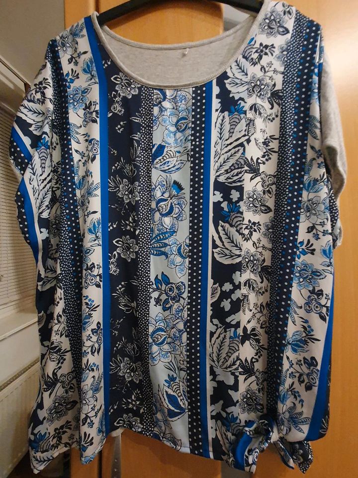 C&A Yessica 2XL TShirt/Bluse blau orientalisch in Frankfurt am Main