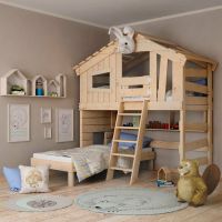 BIBEX® Jugend- Kinderbett, Hochbett, Doppelbett massiv 100% NATUR Wandsbek - Hamburg Rahlstedt Vorschau