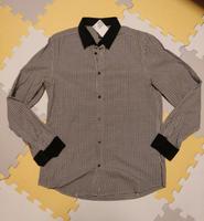 H&M Men Schwarz weiß kariert Polo Slim Fit Hemd M 40 Neu Hessen - Michelstadt Vorschau