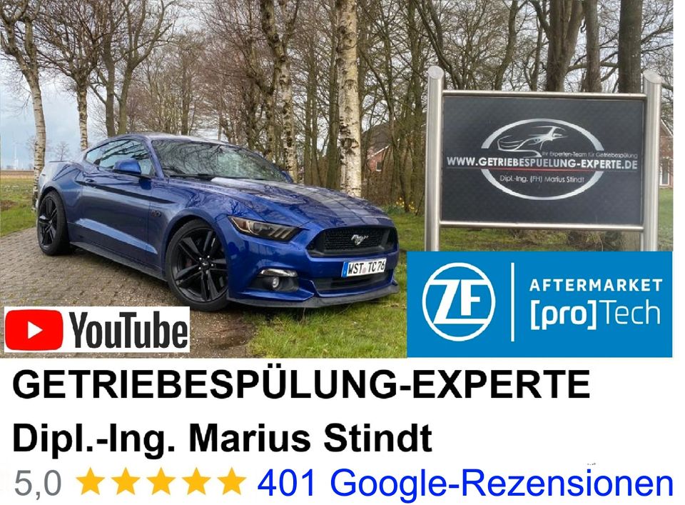 ZF [pro]Tech start Partner und Marktführer,  Spülsystem ohne schädlichen Reiniger !! Getriebespülung BMW Mercedes F10 F11 F30 F31 E60 E61 E70 W211 W212 W213 DSG CVT Audi Ford Opel Wandler 122 Getriebe in Neumünster